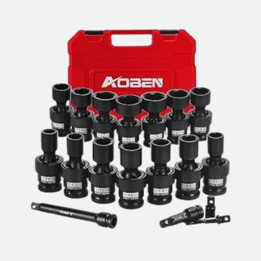 Aoben Pcs Drive Shallow Universal Impact Socket Set